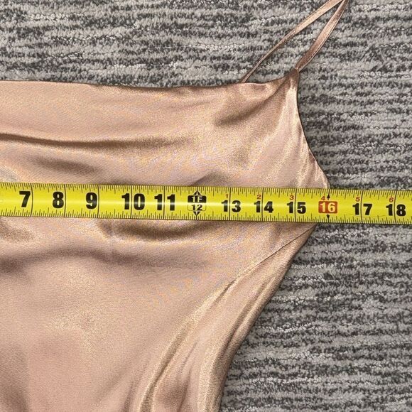 NWT Shona Joy Bias Cowl Maxi Dress Revolve Desert Rose Size 4 - Picture 9 of 14